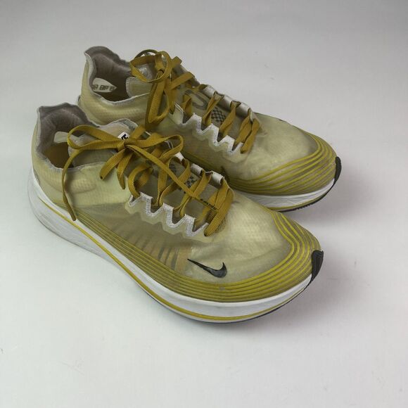 Nike Zoom Fly SP Mens 8 Dark Citron Running Sneakers AJ9282-300 shoe Athletic - Picture 16 of 16